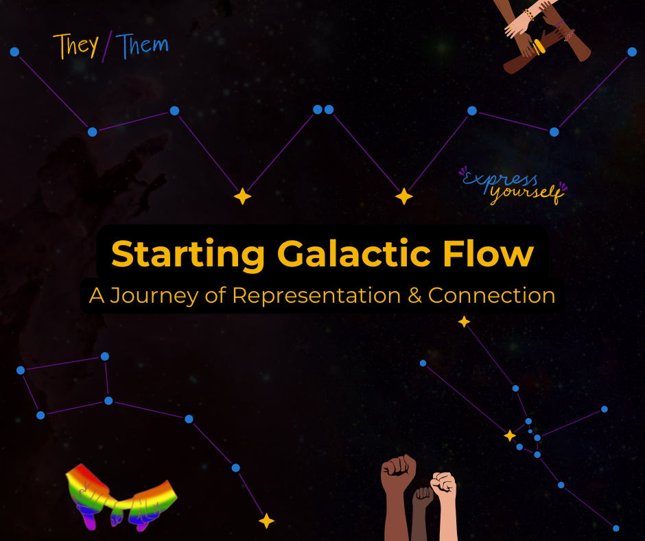 Starting Galactic Flow: A Journey of Representation and Connection