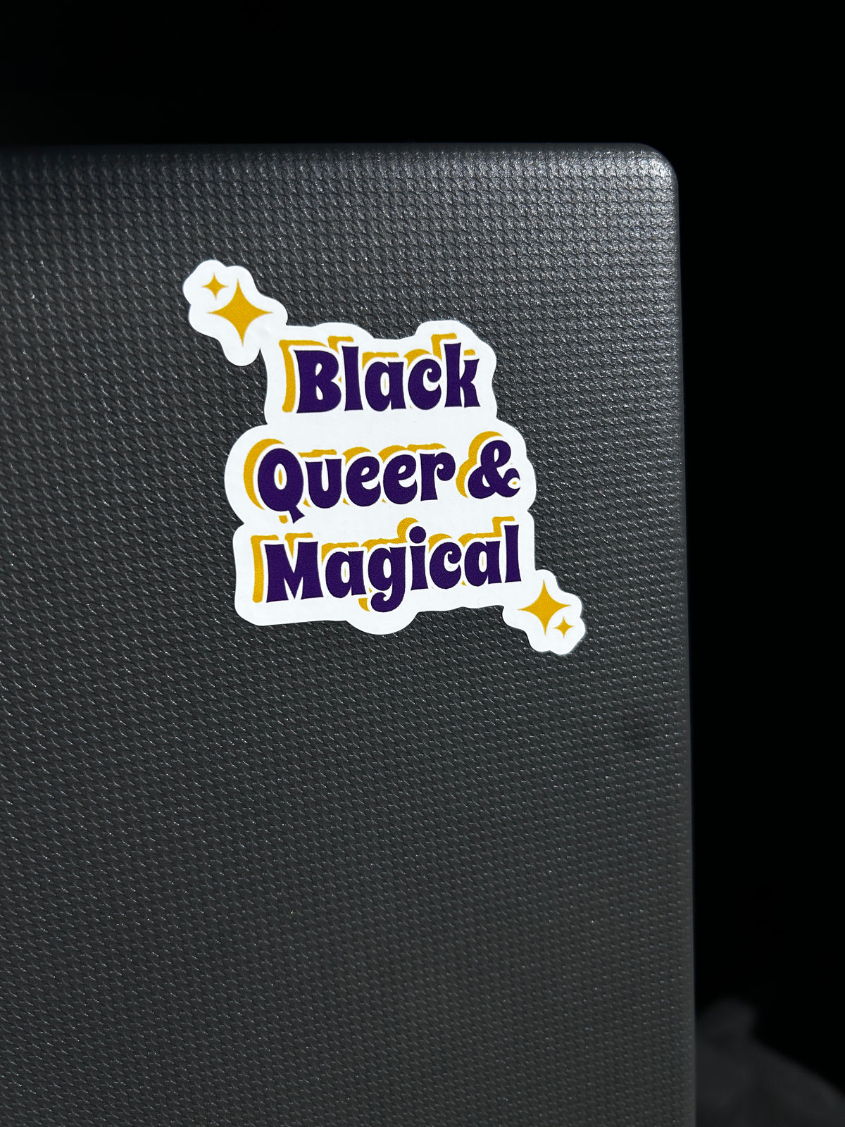 Black Queer & Magical Sticker