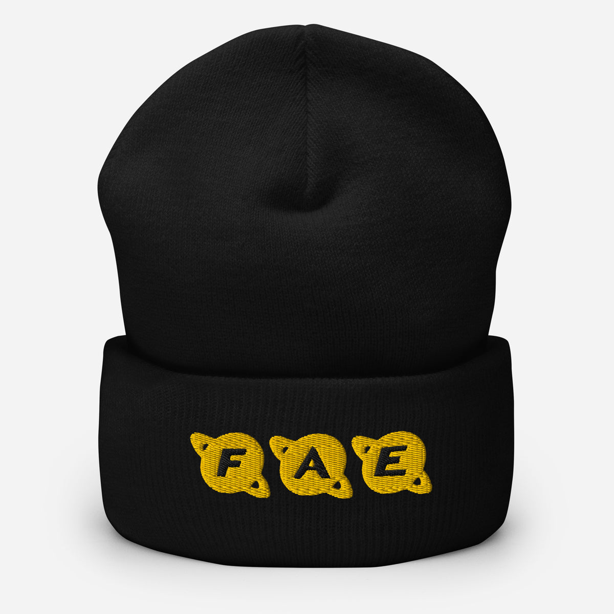 Custom pronoun beanie – Galactic Flow