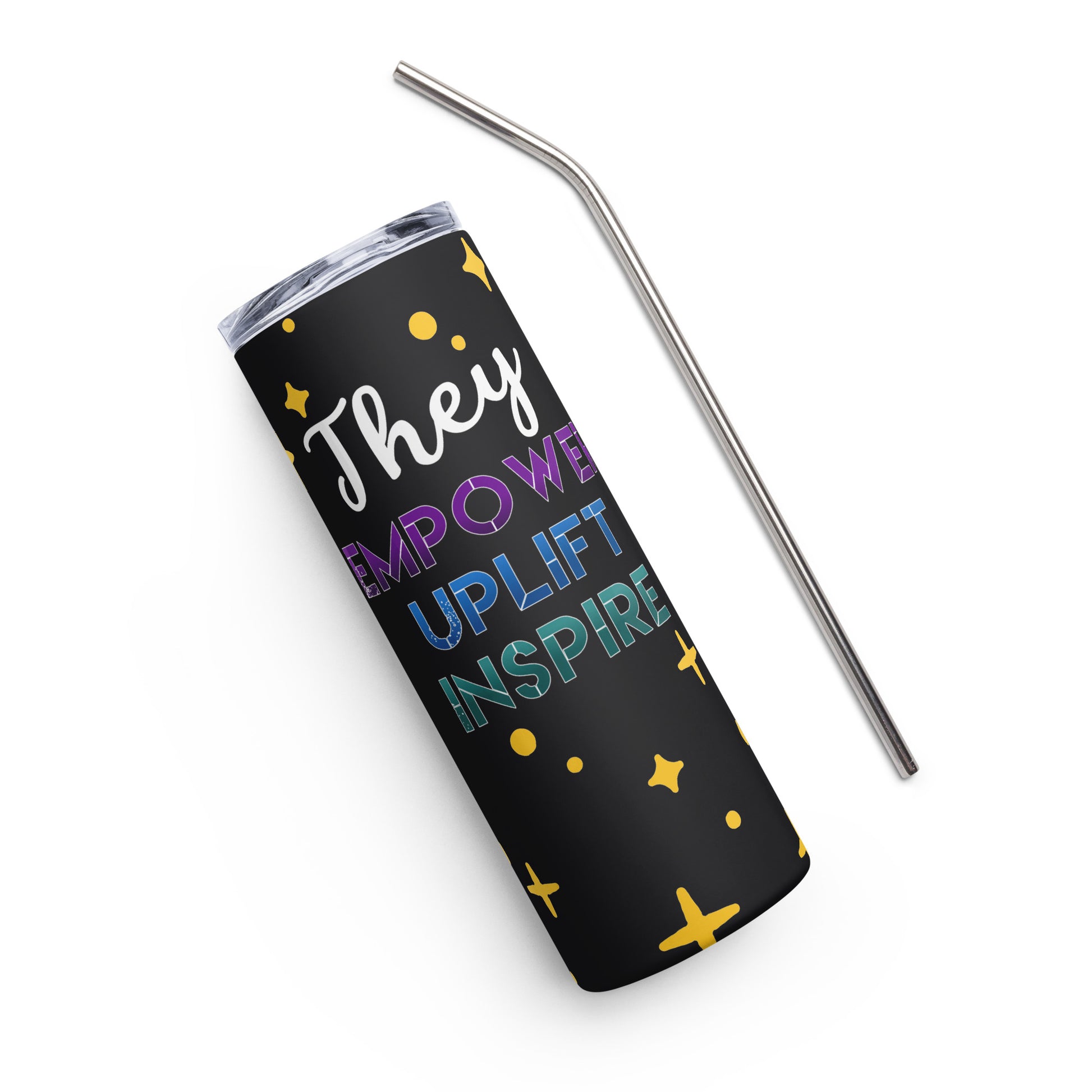 Personalized Boss Stainless Steel Tumbler - Galactic Flow