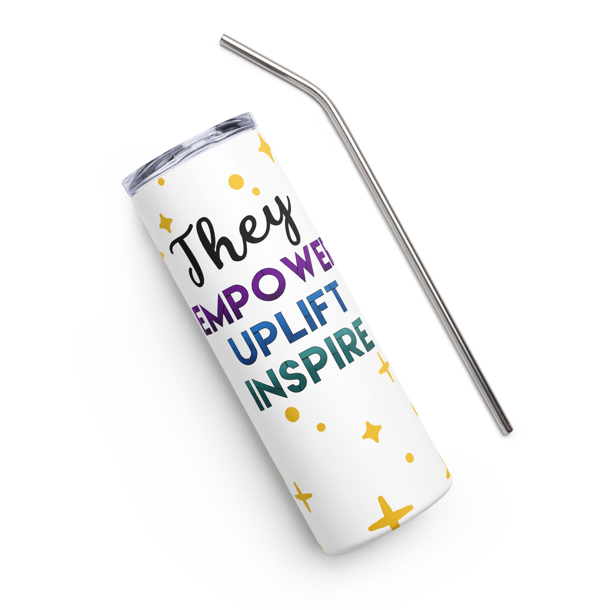 Personalized Boss Stainless Steel Tumbler - Galactic Flow