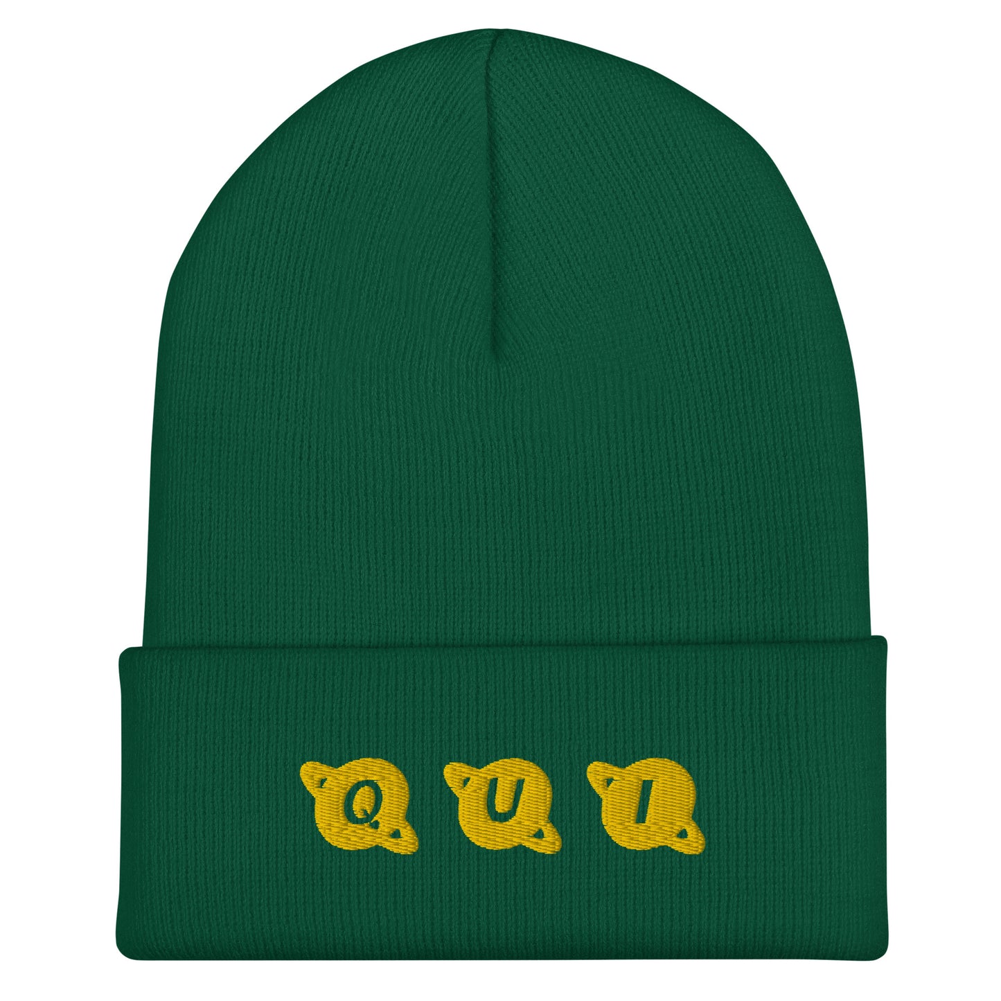 Personalized Planet Pronoun Cuffed Beanie - Galactic Flow